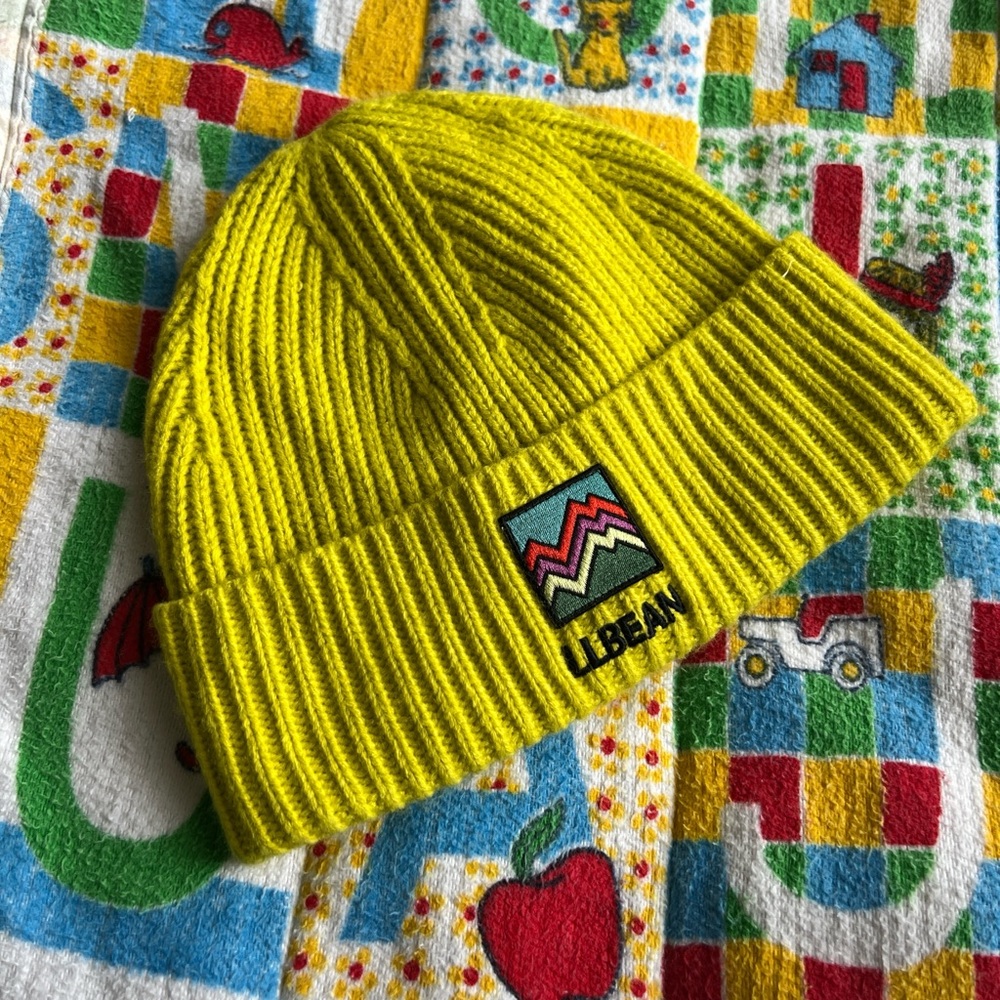 LLBean Neon Beanie